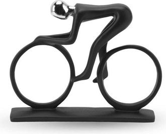 OEM Allecto, Escultura Decorativa De Ciclista, Figura De Metal, Para Entusiastas De La Bicicleta, Decoraci&oacute;n De Muebles Para El Hogar Y La Oficina