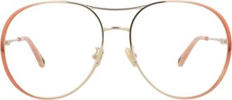 Chlo&eacute; Aviator-Frame Metal Optical Frames