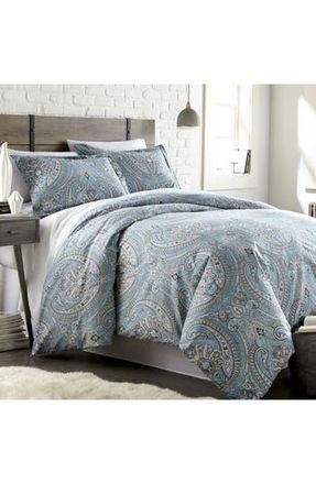 Southshore Fine Linens Pure Melody Printed Comforter Set in Aqua at Nordstrom Rack, Size King/california King
