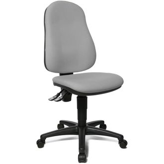 Topstar Silla Home Office tela gris