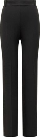 Pinko Black Straight Flat Front Pants