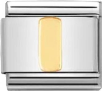 Nomination Composable Classic Letter Links In I Gold