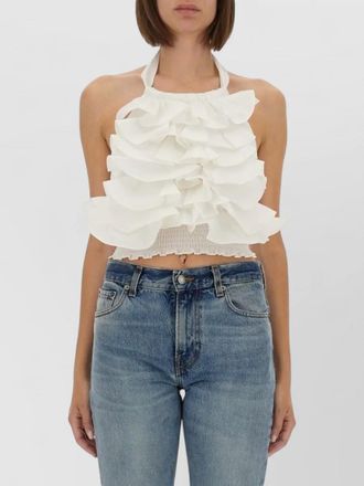The Garment ruffled cropped top