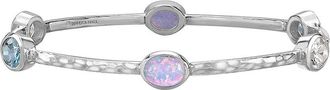 Dower & Hall Oval Opal & Topaz Array Bangle