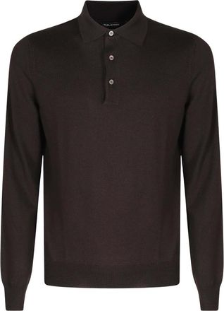 Tagliatore Palmer Polo - - Tops - Uomo - Marrone - L