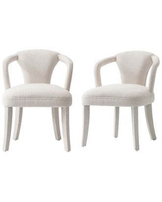 Manhattan Comfort Modern Palmer Tweed Dining Armchair