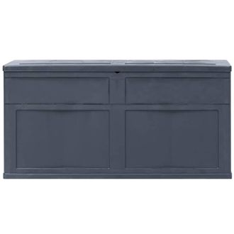 Berkfield Home Garden Storage Box 320 L Black in Navy
