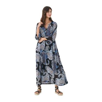Part Two Poloniapw Dr Dress - Dames - Maxi kleedjes - Veelkleurig - M - Kleedjes