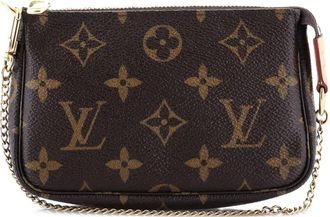Louis Vuitton Pochette Accessoires Monogram Canvas Mini clutch bag - Brown