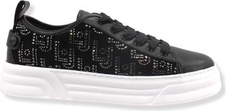Liu Jo Sneakers - Dames - Sneakers - Zwart - 36 EU - Leer - Schoenen