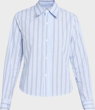 WE-AR4 The Rebel Striped Wool Shirt