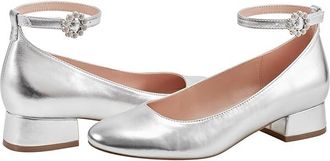 Bandolino Lexy High Womens Heels Silver : 6.5 M, Leather
