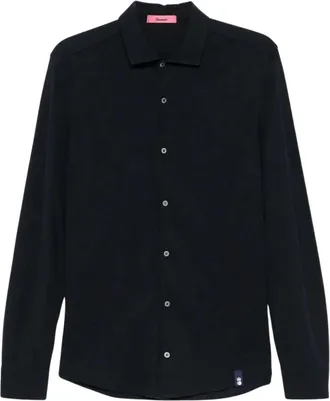 Drumohr Hombre, Camisas, Azul, Talla: XL