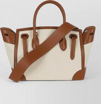 Ralph Lauren ricky 27 small tote calfskin trim