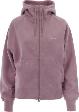 Carhartt Work in Progress Splatter Women Hooded Painter Cotton Hoodie