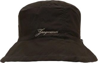 Jacquemus Le Bob Baluchon - Dames - Hoeden - Bruin - 56 CM - Katoen - Accessoires