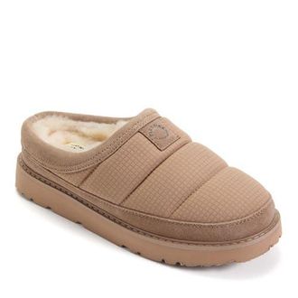 Dearfoams Fireside Greta Sport Nylon Puff Water Repellent Clog in Driftwood at Nordstrom, Size 11