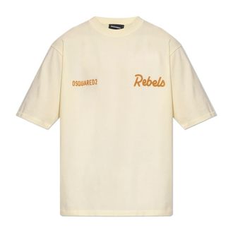 Dsquared2 Hombre, Camisetas, Amarillo, Talla: S