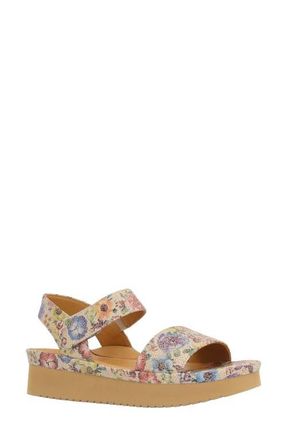 L'Amour Des Pieds Abrilla Platform Sandal in Beige/Pastel at Nordstrom, Size 9.5