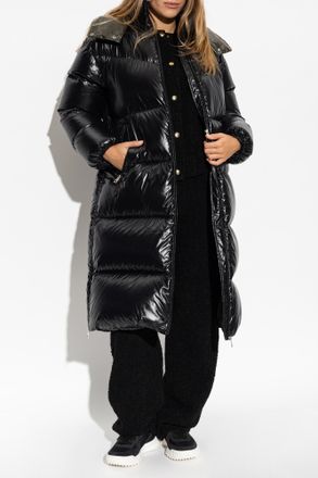 Moncler Puffer Jacket Harfang, Womens, Black
