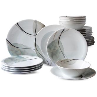 Hermia Set di stoviglie Set 100% Porcellana Multicolore