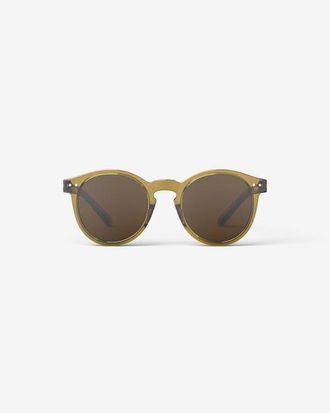 Izipizi M 52mm Pantos Sunglasses in Golden Green at Nordstrom, Size +0.00