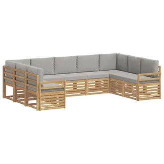 vidaXL Juegos De Sof&aacute;s Madera De Acacia S&oacute;lida Vidaxl