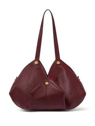 Versace Protea leather shoulder bag - Red