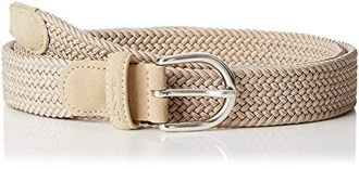GANT Damen O1. Elastic Braid Belt G&uuml;rtel, Wei&szlig; (Putty 34), 90