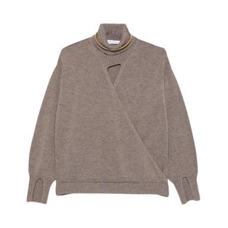 Simona Corsellini Mujer, Jerseys, Beige, Talla: M