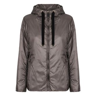 Max Mara Dames, Jassen, Grijs, Maat: S Zijde