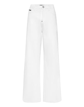 Philipp Plein Denim Trousers Skater Fit Logo