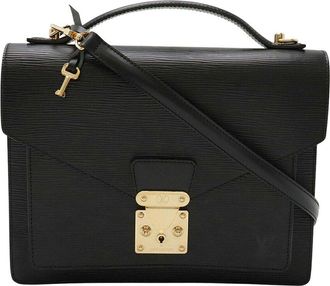 Louis Vuitton Black Epi Leather Monceau (Authentic Pre-Loved)