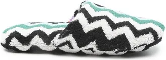 Missoni Home Zigzag-pattern Slippers
