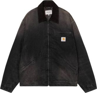 Carhartt Work in Progress Jassen, Heren, Zwart, L, Katoen, OG Detroit Jacket