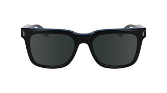 Calvin Klein Mens Sunglasses CK24536S - Black/Avio with Solid Grey Lens