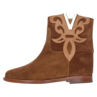 Via Roma 15 Schoenen, Dames, Bruin, 36 EU, Su&egrave;de, Suede Enkellaarzen