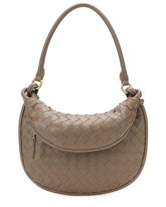 Tiffany & Fred Woven Leather Shoulder Bag