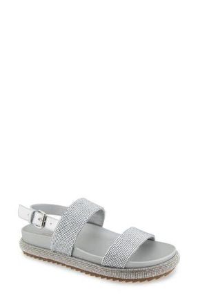 Kenneth Cole Reaction Darleen Sandal in Silver/Crystal at Nordstrom Rack, Size 8.5 M