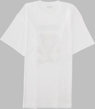 Moschino Teddy Print T-Shirt - White