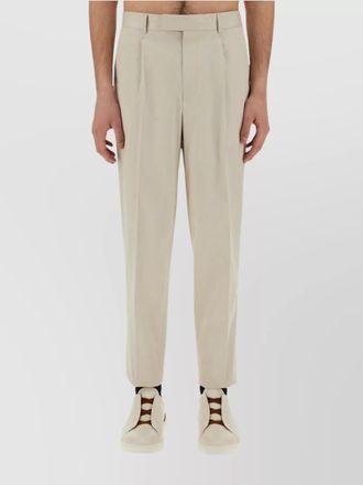 Ermenegildo Zegna trousers with pleated front and pockets