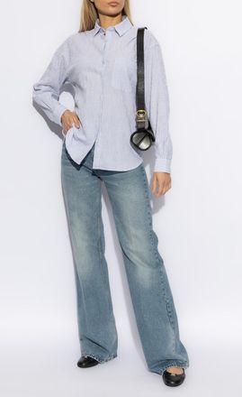 Woolrich Loose Fit Shirt, Womens, Light Blue