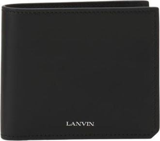 Lanvin Compagnon Leather Wallet in Black at Nordstrom