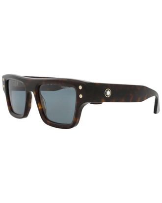 Montblanc Mens MB0253S 52mm Sunglasses