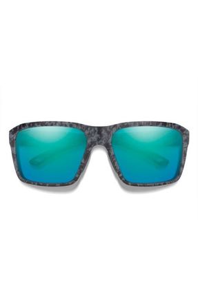 Smith Backcast 61mm Sunglasses in Ash Marble /Opal Mirror at Nordstrom
