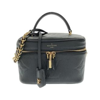 Louis Vuitton Pre-owned Monogram Empreinte Vanity Bag - Dames - Pre-owned - Zwart - Maat: ONE Size Leer