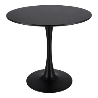OEM Mesa Redonda Moderna Negra Para Sala De Estar, Comedor O Cocina