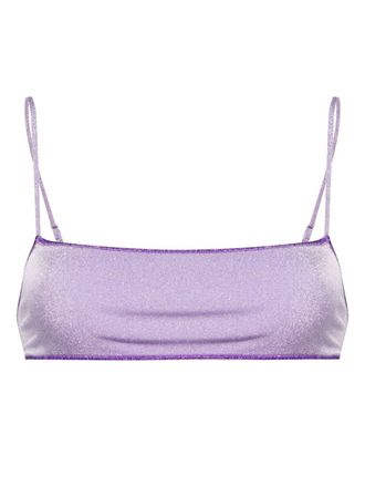 MC2 Saint Barth Sadie lurex bikinitop - Paars