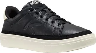 Keen KM1 Leather Court Sneaker in Black/birch at Nordstrom, Size 10.5