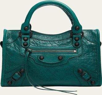 Balenciaga Le City Mini Leather Top-Handle Bag